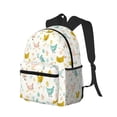 thumbnail image 2 of Fotbe Chicken Lightweight Casual Laptop Backpack for Men and Women, Daily use Waterproof backpack, Backpack for College, 2 of 8