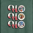 thumbnail image 3 of Disney - Ho Ho Ho - Women's Lightweight French Terry Long Sleeve Shirt, 3 of 5