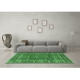 thumbnail image 3 of Ahgly Company Indoor Round Persian Emerald Green Traditional Area Rugs, 4' Round, 3 of 4