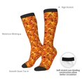 thumbnail image 4 of Sikiie Autumn Maple Leaf Pile Knee Socks, High Socks Long Stretchy Sock Women Knee High Stocking, Long Socks for Women, 4 of 6