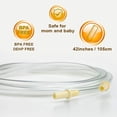 thumbnail image 3 of Maymom Tubing Compatible with Medela Replacement Tubing (Two Packs, 4 Tubes) 2 Valves and 2 Membranes for Medela Pump in Style Advanced Breast Pump Released After Jul 2006.Retail Pack Made by Maymom, 3 of 3