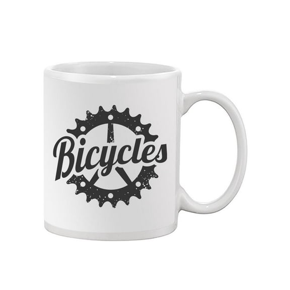 Bicycles Quote Design Mug Unisex's -Image by Shutterstock