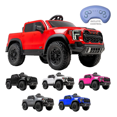 thumbnail image 1 of Carro Estilo Ford Lobo Camioneta Pick-up Electrico Montable para Niños Carrito de Control Remoto y Manejo Directo con Luces Estereo y Pedales Funcionales con Control Remoto (Rojo), 1 of 7