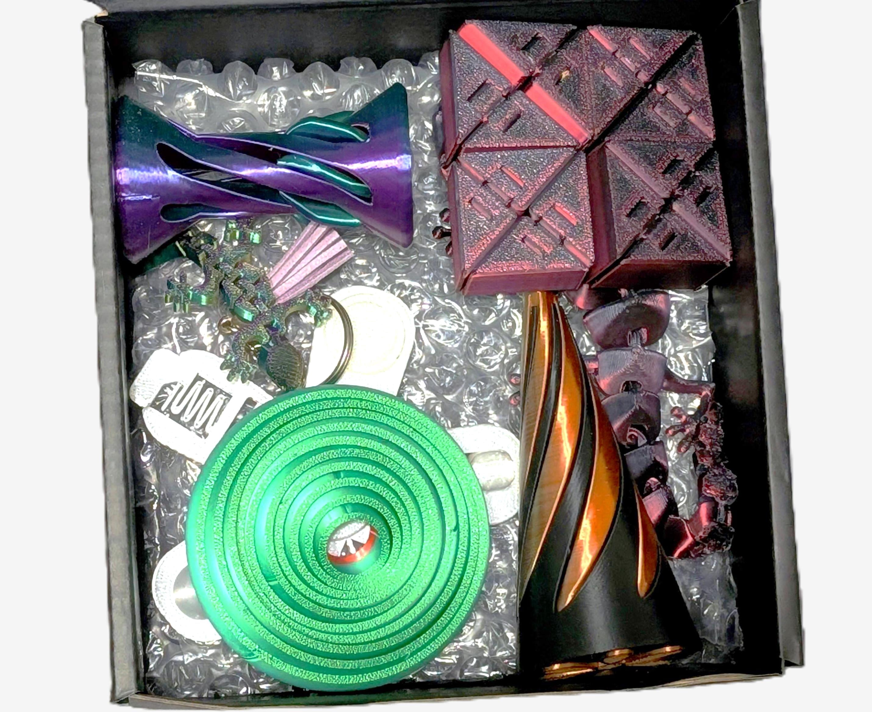 3D Printed Fidget Box lot of 8