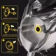 thumbnail image 5 of 3 Lados Faro Led H4 9003 Para Moto Alta Y Baj Angel Eye Csp, 5 of 8