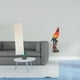 thumbnail image 2 of Pantalla de lámpara de pie con forma de loro, decoración creativa para sala de estar, pantalla de lámpara, estatua navideña para jardín, decoración pa, 2 of 8