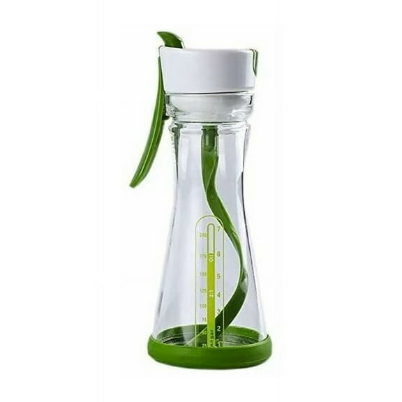 BPA-Free Salad Dressing Shaker, Dishwasher Safe Container with Auto Closing Lid for Creamy Dressings, Set of 2