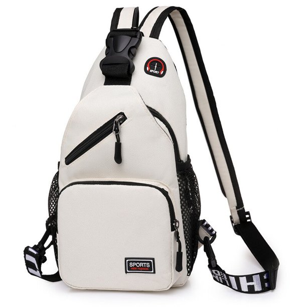 Mini Mochila pequeña de pecho para mujer, bandolera deportiva de viaje, bolso cruzado para chica Fivean unisex