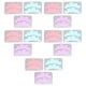 thumbnail image 5 of 15 pares de almohadillas de silicona reutilizables con forma de nube para extensiones de pestañas debajo de los ojos, color rosa, azul y morado., 5 of 14