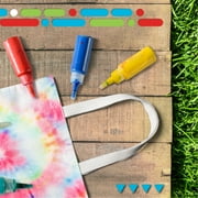 Discovery Kids 10-Color Tie Dye Ultimate DIY Kit, Easy One-Step Dye for Shirts and Fabrics, Includes Rubber Bands, Plastic Gloves, Protective Plastic Sheet, and Instruction Manual