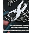 thumbnail image 5 of Industrial-Grade Multi-Function Cutting Pliers, 9-in-1 Multi-Functional Pliers Nail Puller, Heavy-Duty Offset Industrial MultiFunction Wire Cutter, High Leverage CR-V Stripper for Repair (2PCS), 5 of 5