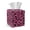 Pink Leopard Print, variant on COEQINE PU Leather Square Tissue Box Cover, Snap Closure for Easy Refill & Storage, Universal Decorative Tissue Holder for Home Bedroom Car Office Desk, White Gray Marble