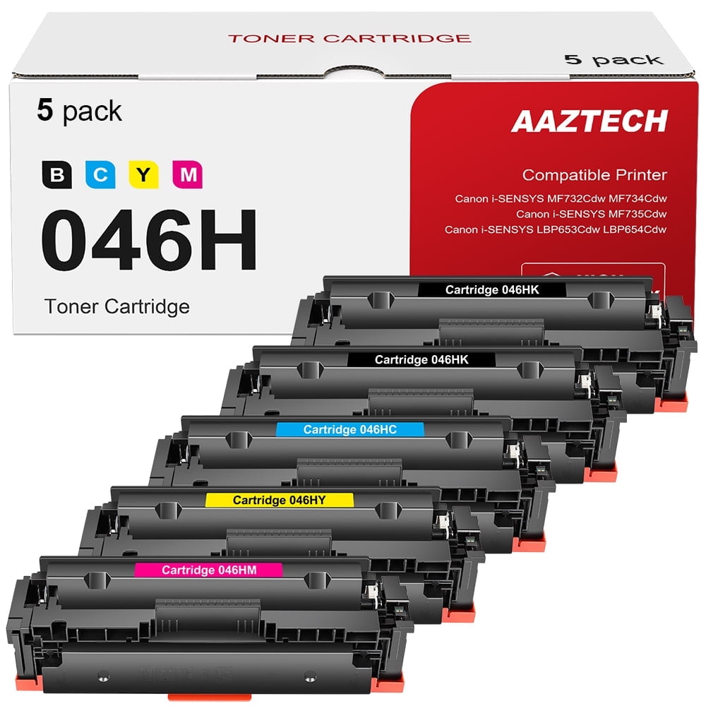 OA機器 Canon CRG-046HCYN Amazon.com: Canon CRG-046 4-Color Complete Toner Cartridge
