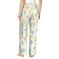thumbnail image 3 of Xecao Snake And Cactus Women's Straight Lounge Pajama Pants: The Epitome of Relaxed Sleepwear, 3 of 9