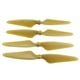 thumbnail image 2 of 2 pares de hélices CW/CCW para minicuadricóptero de carreras FPV H501S Oro, 2 of 7