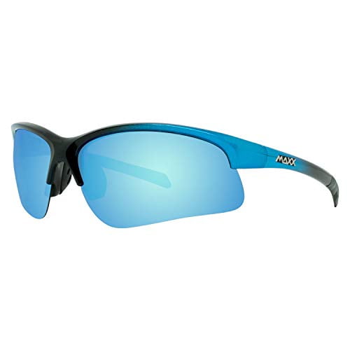 Maxx Domain Sport Golf Gafas de Sol Negro y Azul con Azul Maxx New York MAXX NEW YORK
