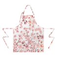thumbnail image 2 of Pioneer Flower Floral Print Pattern Apron-Garden Aprons for Women with Pockets-Cotton Linen Waterproof Kitchen Cooking Gardening Aprons Adjustable for Kitchen,Cooking,BBQ and Salon 33x27 Inch, 2 of 7