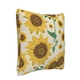 thumbnail image 3 of LNWH Sunflower Harvest Farm Pattern Throw Pillow Covers, Square Soft Linen Decorative Pillow Cases, 16"x16" Inch, 3 of 8