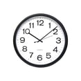 thumbnail image 1 of Universal Round Wall Clock, 13.5" Overall Diameter, Black Case, 1 Aa (sold Separately), 1 of 3