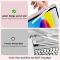 thumbnail image 5 of Kenke Case iPad (A16) 11th Generation 11 inch 2025,for iPad 10th Generation 10.9 Inch 2022 with Keyboard - 7 Colors Backlit Wireless Detachable, with Pencil Holder Keyboard Case,(Pink ), 5 of 10