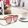 thumbnail image 3 of Lunettes de Soleil Polarisées Rétro Tendance Mode Personnalité, en Matériau Feuille, 3 of 5