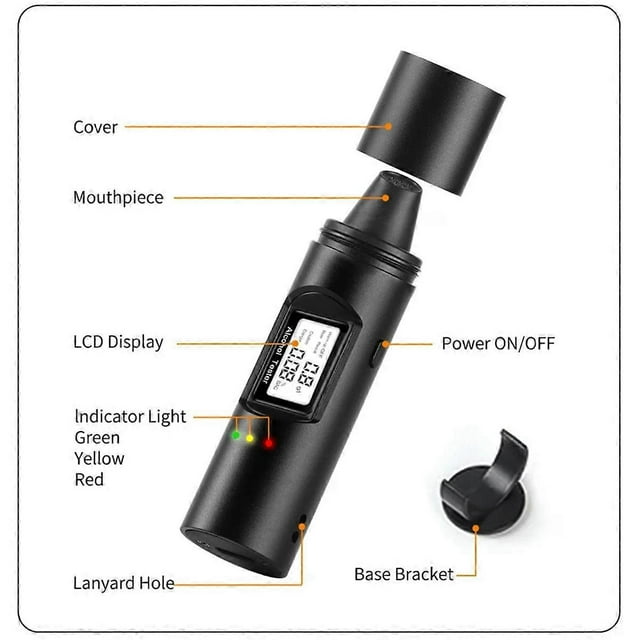 Accurate Professional Electronic Breathalyzer Alcohol Test Tools A