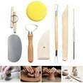 thumbnail image 3 of Clay Tools, 46PCS Pottery Tools Polymer Clay Tools Clay Sculpting Tools with Carrying Case Bag for Stippling Carving Molding Shaping Clay Crafts Birthday Gift for Trimming Beginners Hobbyists Artists, 3 of 8