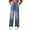 Blue, variant on Generic Toddler Girls Summer Strap Jeans Elastic High Waist Slim Flare Pants Trousers Fashion Summer Autumn Clothes（4-5 Years Blue）