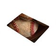 thumbnail image 2 of CADecor Baseball Doormat Indoor Outdoor Floor Rug 30x18 inches, 2 of 2
