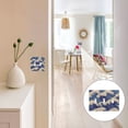 thumbnail image 7 of Yayeee Toggle Light Switch Wall Plate 2-Gang 4.56"x4.48" Decorative Outlet Cover, Blue Wave Pattern, 7 of 7