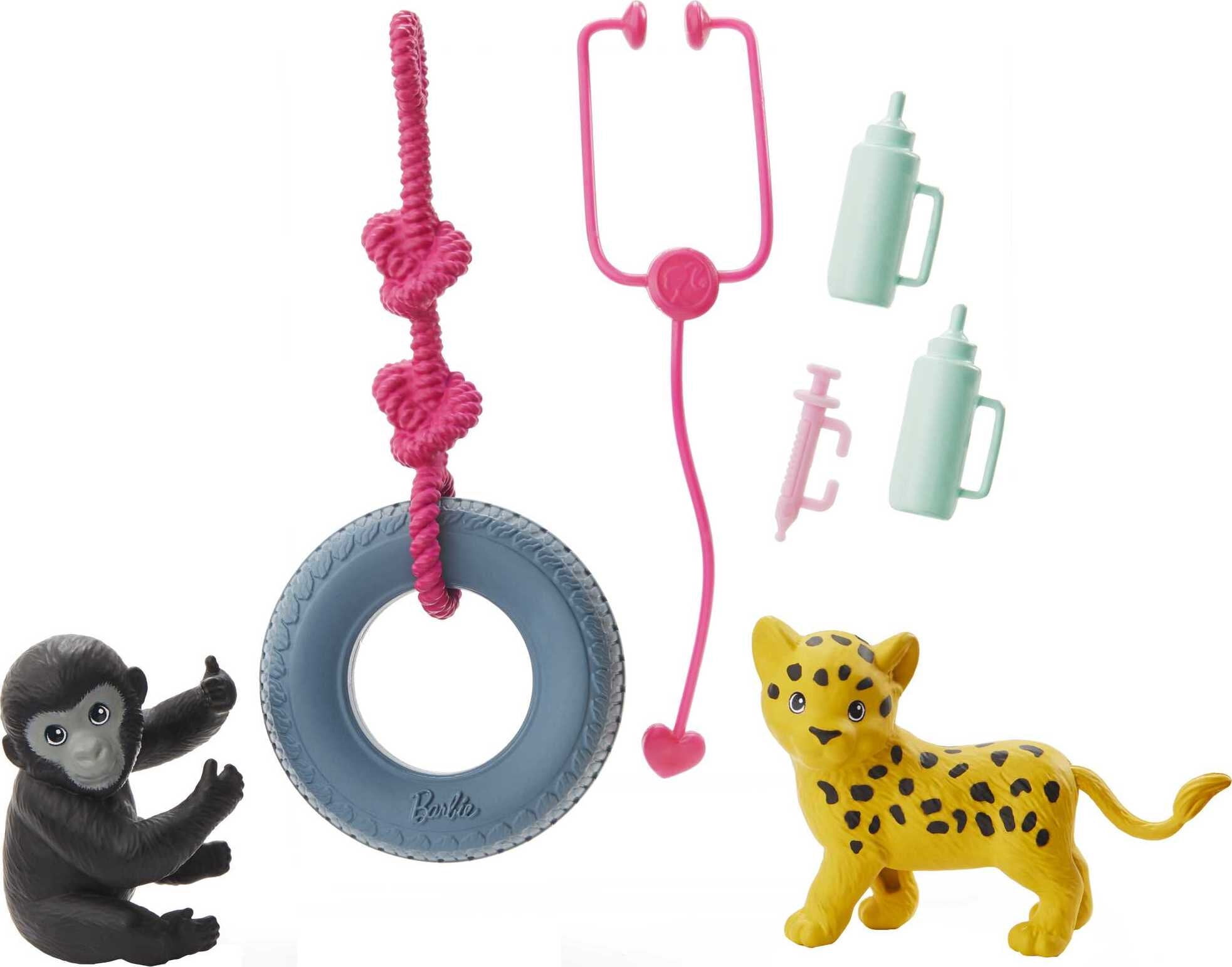 Free Shipping Barbie Mattel Barbie Wildlife Vet Doll Walmart