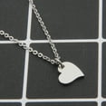 thumbnail image 5 of Myospark Heart Silver Necklaces, Stainless Steel, Cable, Includes Velvet Bags, 5 of 7