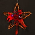 thumbnail image 3 of Halloween Hanging Ornament LED Light up Star Shape Wooden Ornament Hanging Decor, 3 of 4