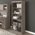 thumbnail image 4 of Bestar Logan 30W 5 Shelf Bookcase in silver maple, 4 of 6