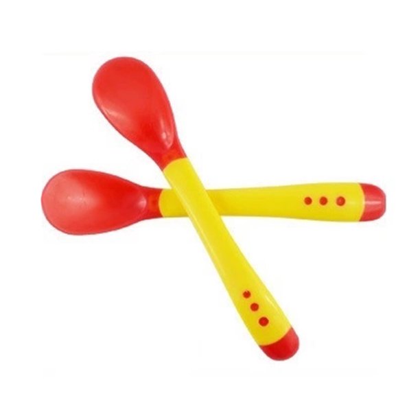 Baby Feeding Spoon Temperature Sensing Soup Spoon Warm Spoon
