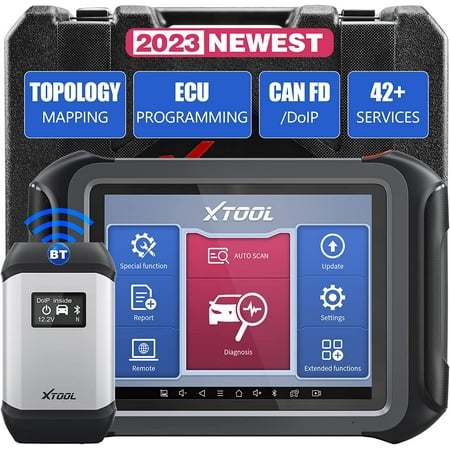 XTOOL D9S Pro Bi-Directional Scan Tool with ECU Progarmming, Wireless Full System Car Scanner