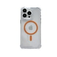 thumbnail image 2 of Case Designed for iPhone 15 Pro Max Case Magnetic Clear with Camera Lens Protector[Compatible with MagSafe] Transparent Minimalist Design Full-Body Shockproof Protection Cover,Orange, 2 of 6
