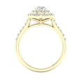 thumbnail image 3 of Imperial 1 Ct TDW Round Diamond Double Halo Engagement Ring in 10K Yellow Gold (H-I, I2), 3 of 4
