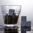 thumbnail image 2 of Juego de piedras para whisky de granito de calidad de 9 piezas, juego de rocas para cubitos de hielo seco, 2 of 5