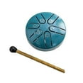 thumbnail image 2 of HUASHENG Rain Drum For Outside Steel Tongue Drum Rain Chime Rain Drum Instrument For Outside Steel Tongue Drum Rain Chime Steel Tongue Drum 3 Inches 6 Notes Mini Handpan Dru, 2 of 4