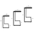 thumbnail image 4 of Modern Home End Tables, Stacking Tables, Set of 3 Nesting Tables, 4 of 6