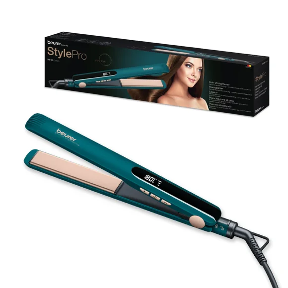 Plancha para Cabello Beurer HS50O Alisadora Suave y Flexible Color Ocean