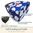 thumbnail image 6 of ComfiTime Lunch Bag - Insulated Lunch Box for Women, 8L or 14 Cans Large Capacity Cooler Bag for Adults & Teen, Cute Aesthetic Lunch Tote for Work, School, Extra Zippered Pocket for Wallet & Phone, 6 of 11