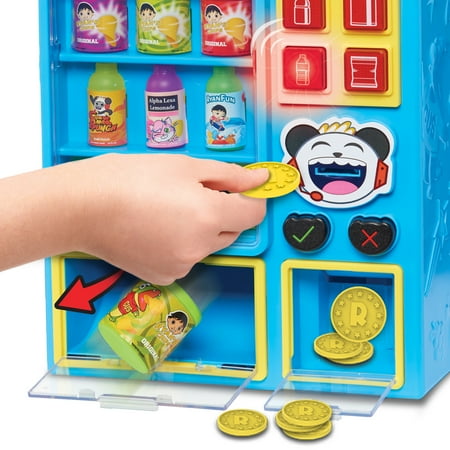 Ryan’s World Vending Surprise, 16-surprises inside, Kids Toys for Ages 3 Up, Gifts and Presents