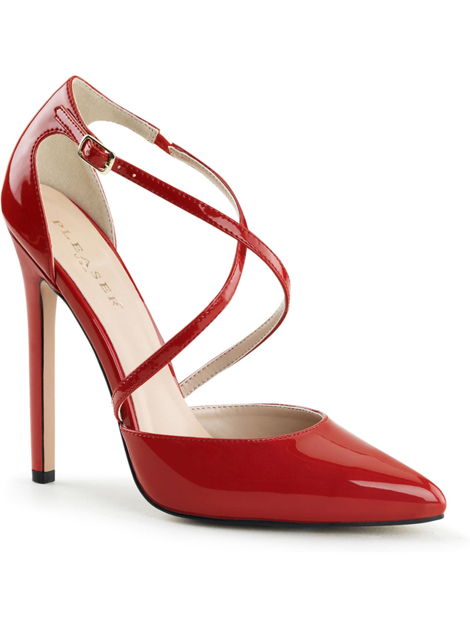 walmart red high heels