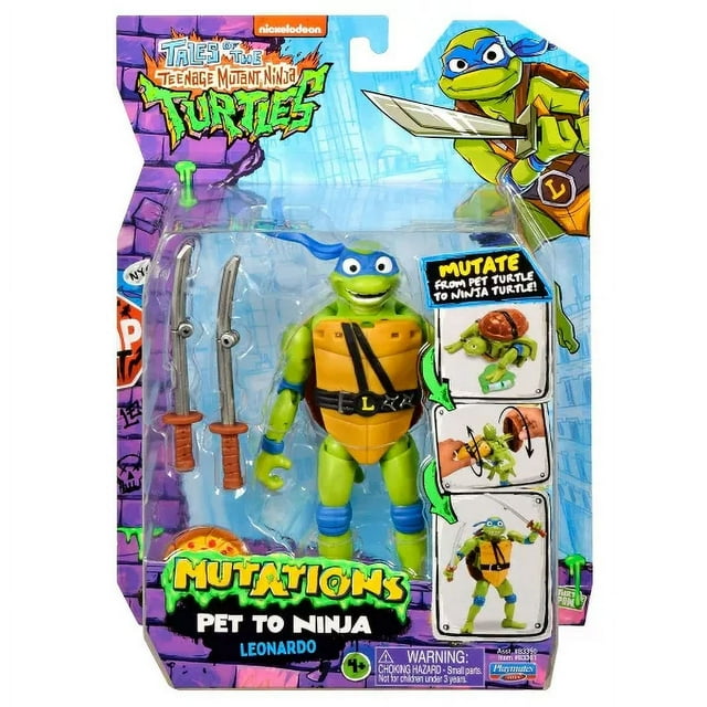 Teenage Mutant Ninja Turtles Leonardo Pet to Ninja Action Figure