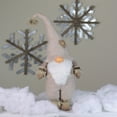 thumbnail image 3 of Northlight 31" Beige And White Gnome Boy Wearing Overalls With An Arrow Pattern Sweater Christmas, 3 of 3
