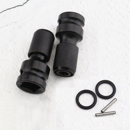 

Quick Release Socket Adapter Converter 1/4 Hex Shank Black 2 sets Hot sale