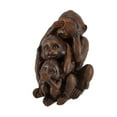 thumbnail image 1 of Pas de Singe Maléfique Statue Sculptée en Faux Bois, 1 of 3