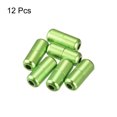 thumbnail image 3 of Uxcell 8 x 18mm Aluminum No Tie Turnbuckle Glossy Shoelace Buckle Green 12 Pack, 3 of 5